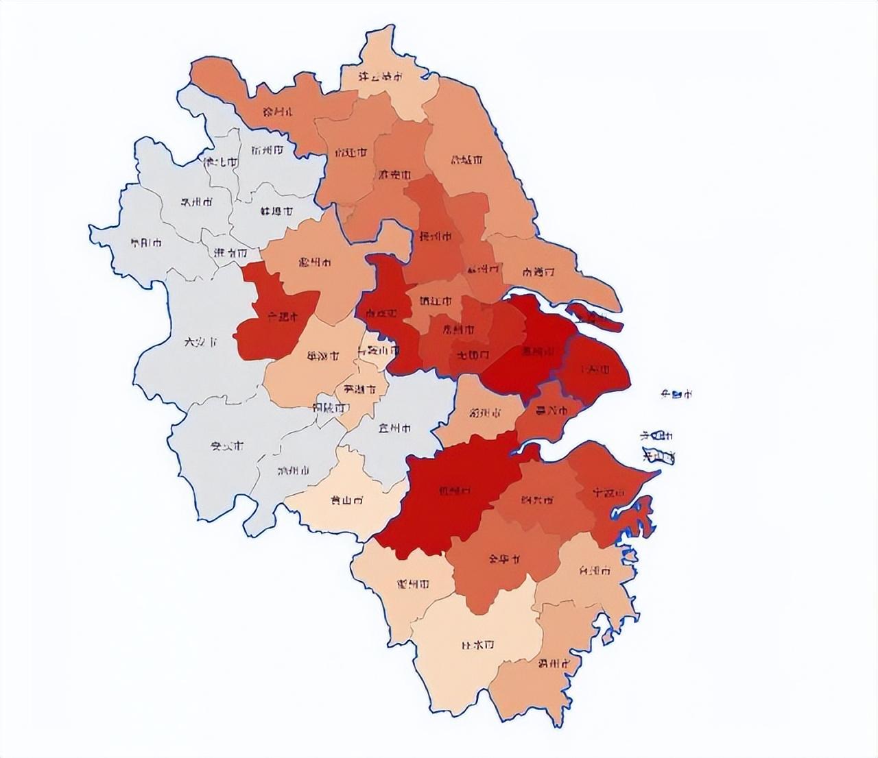 长三角地区城市最新排行榜揭晓